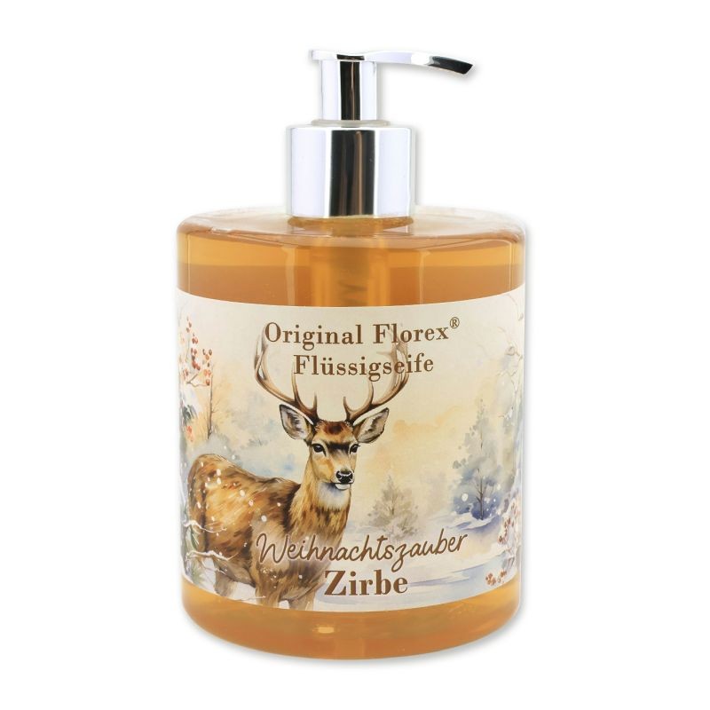 Flüssigseife mit Schafmilch 500ml ‚Weihnachtszauber‘ – Zirbe